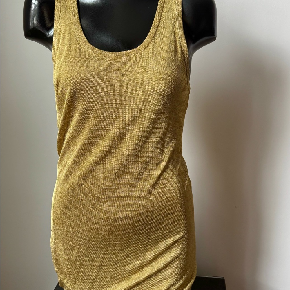 Gold Sleeveless Women's Top
